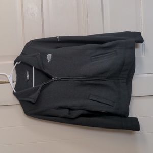 Black Zipperd North Face Jacket